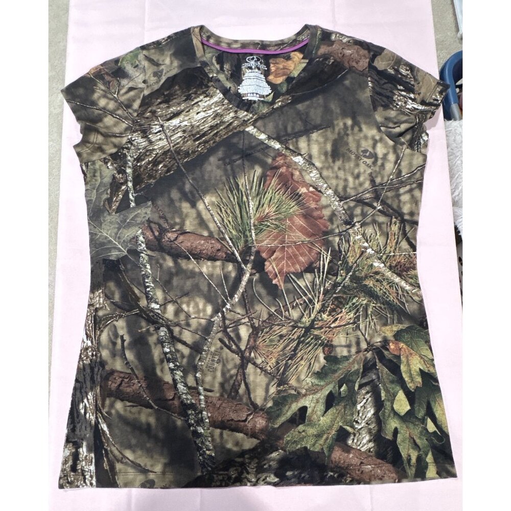 Hunting-Themed T-Shirts Bundle - Mossy Oak & Buck Wear 3 Shirts Large - Picture 2 of 7